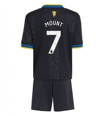 Manchester United Mason Mount #7 Tredjetrøje Børn 2025-26 Kortærmet (+ Korte bukser)